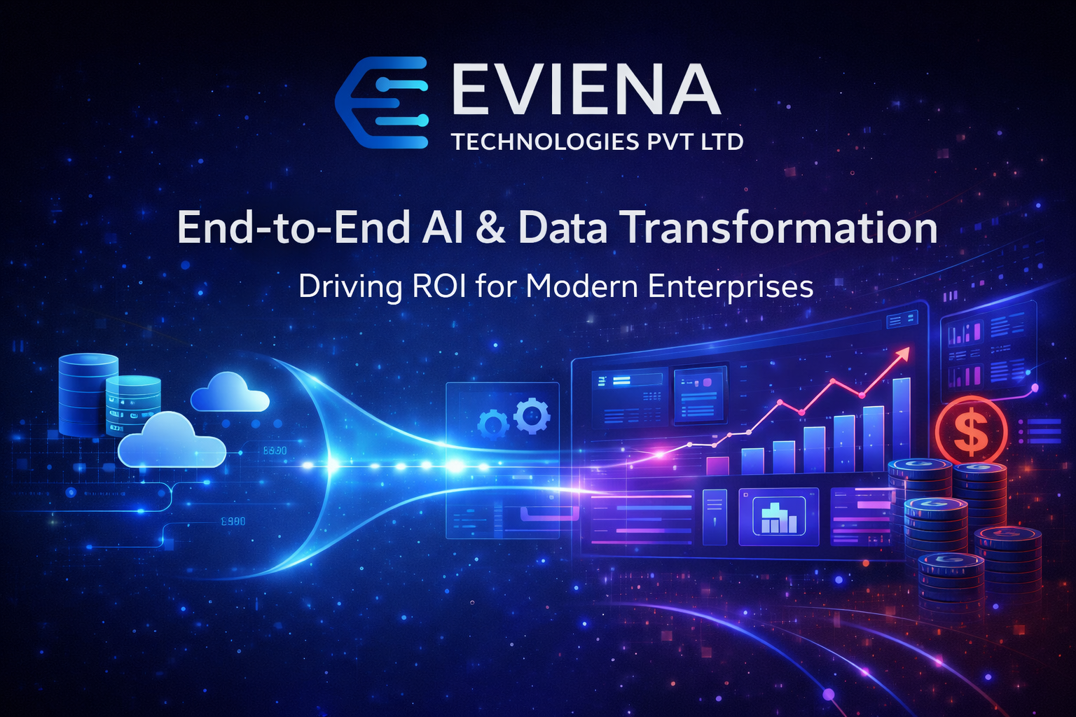 End-to-End AI & Data Transformation: Driving ROI for Modern Enterprises | Eviena Technologies